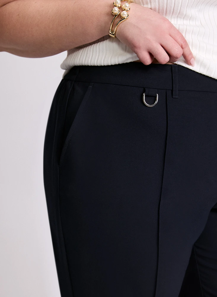 Pantalon droit à élastique arrière