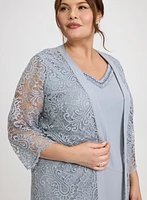 Lace Jacket & Dress Set