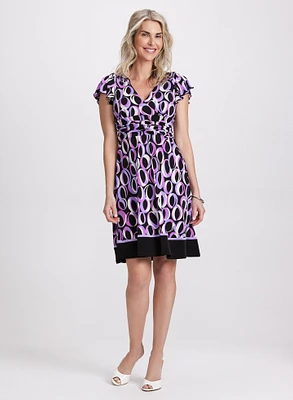 Circle Print Dress