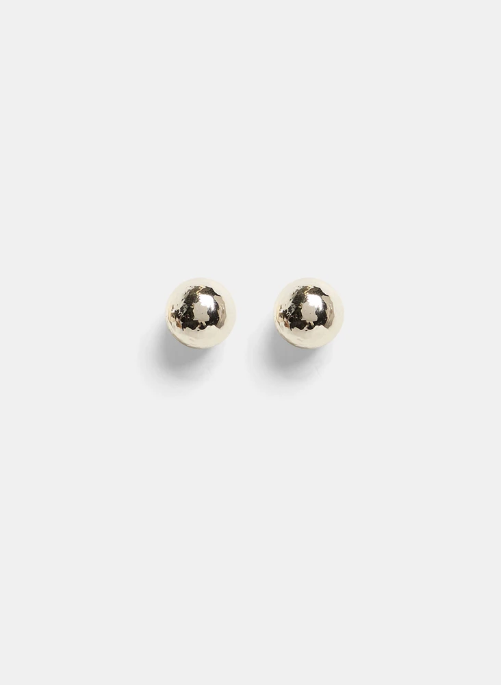 Metallic Half-Sphere Earrings