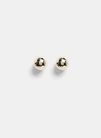 Metallic Half-Sphere Earrings