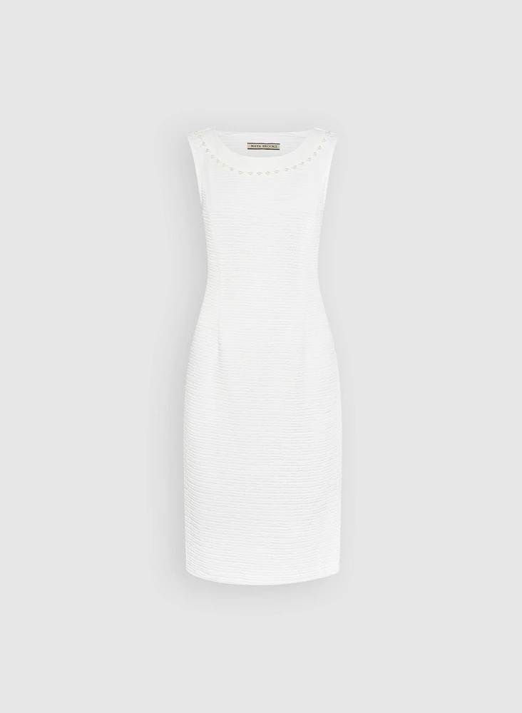 Ensemble à robe et veste texturées