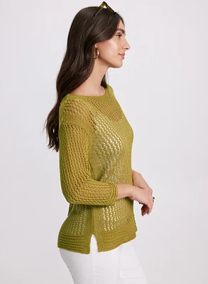 Open Knit Sweater