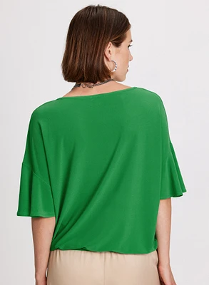 Flutter Sleeve Top