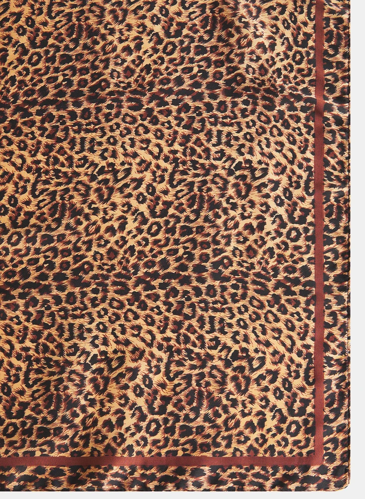 Leopard Print Scarf