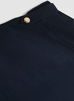Straight Linen Blend Dress