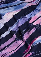 Robe à rayures abstraites