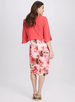 Ensemble de robe florale et veste