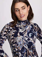 Paisley Print Top