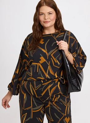 Joseph Ribkoff - Blouse à lignes abstraites
