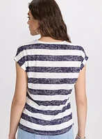 Stripe Burnout T-Shirt