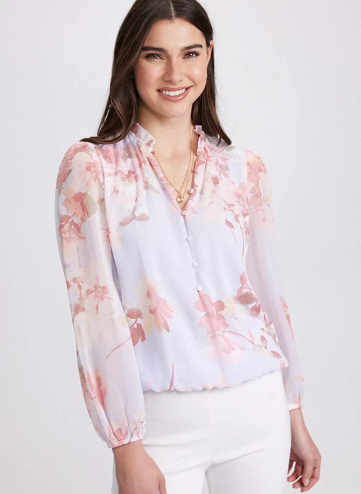 Floral Print Blouse