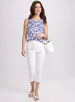 Capri en mélange de coton