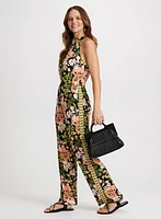 Tropical Print Jumpsuit