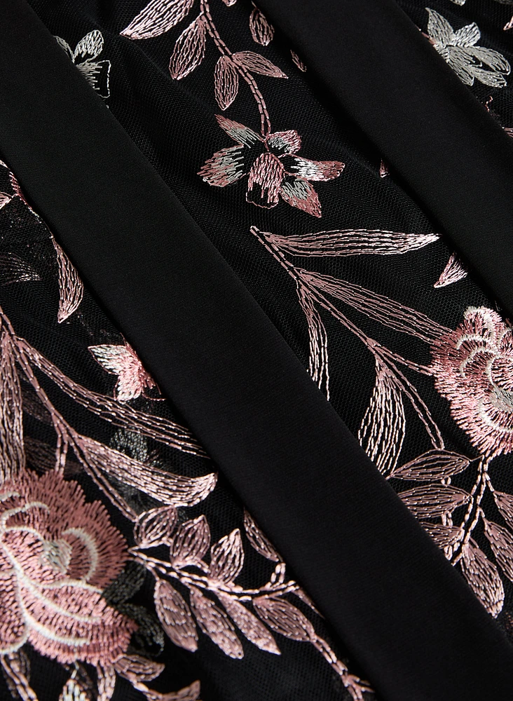 Floral Embroidered Jacket