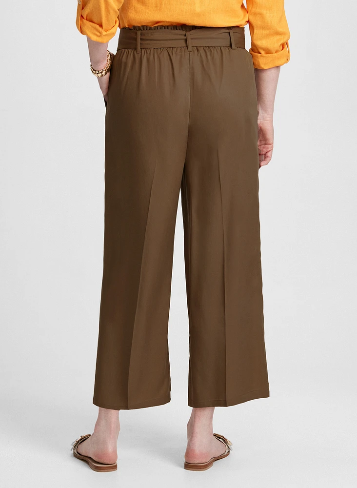 Pull-On Tencel Capris