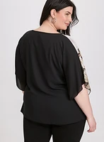 Floral Front Blouse