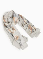 Floral Print Scarf