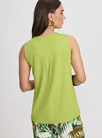 Zip Closure Tank Top