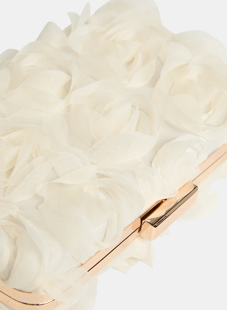 Organza Flower Clutch