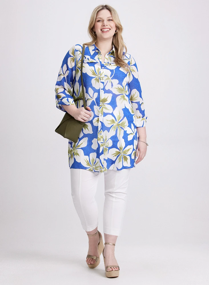 Floral Tunic Blouse