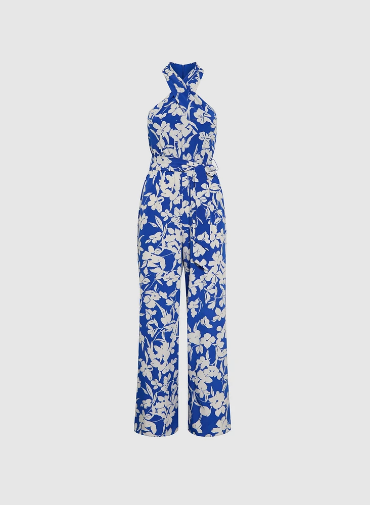 Floral Print Jumpsuit