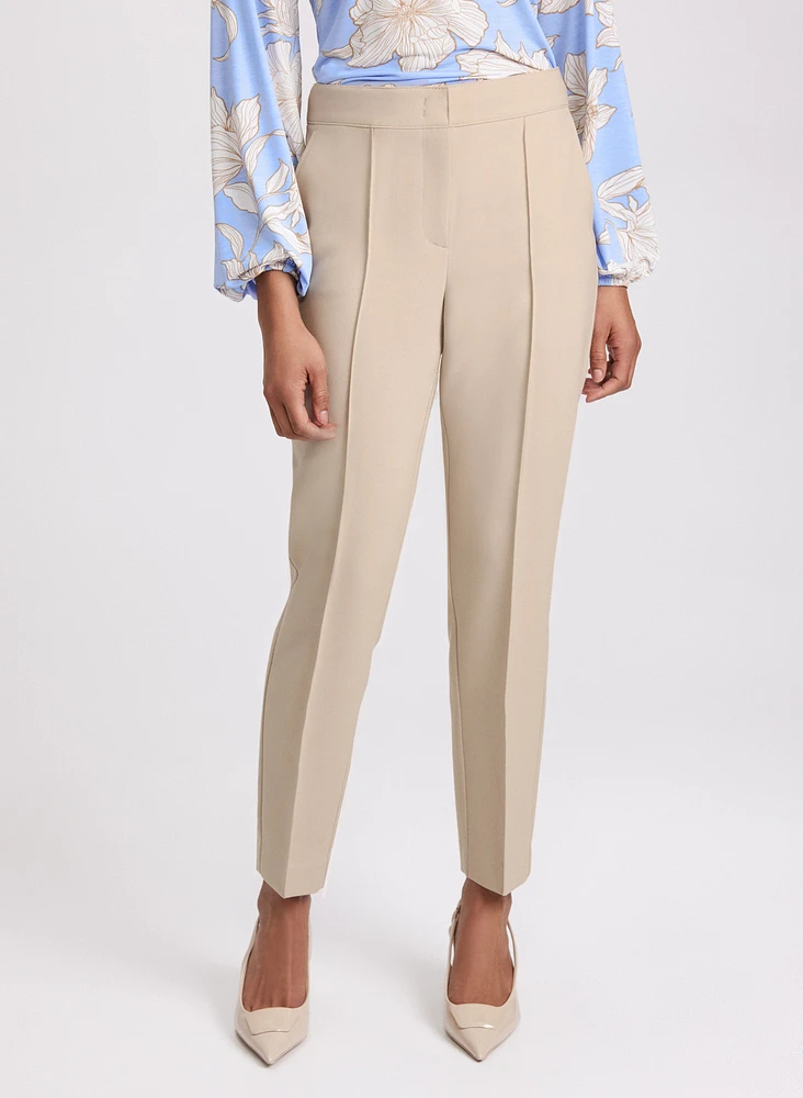 Pantalon Emma étroit à couture avant