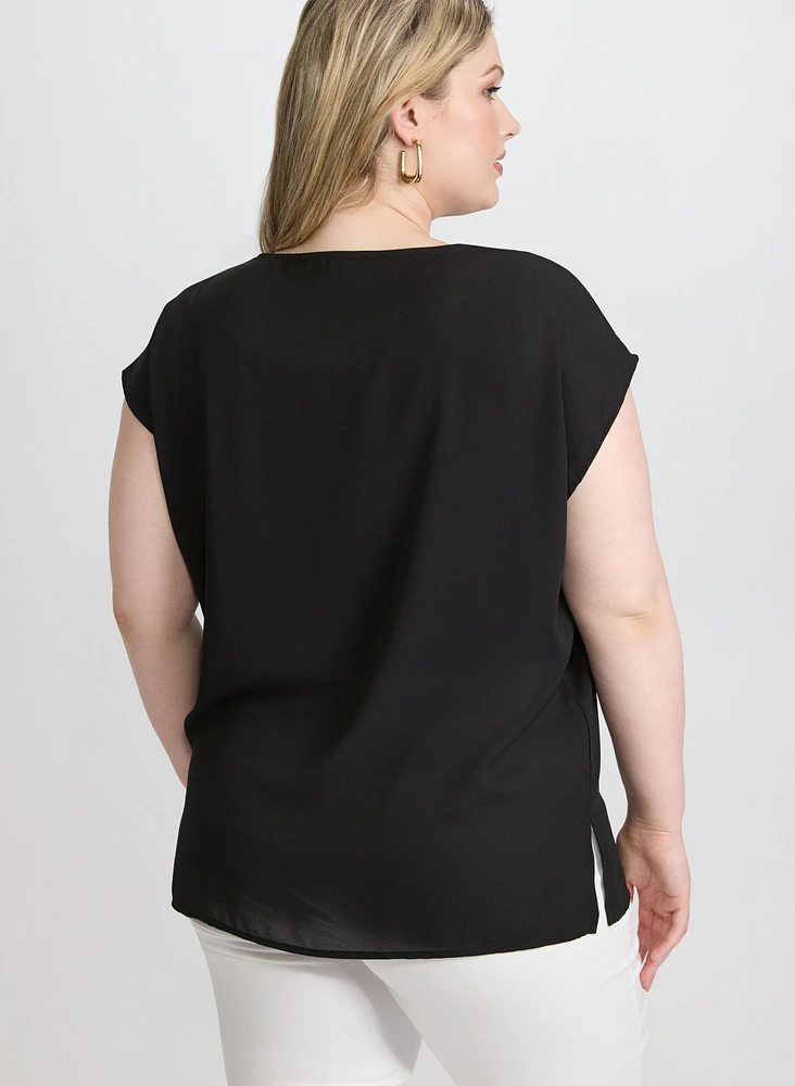 Blouse en chiffon