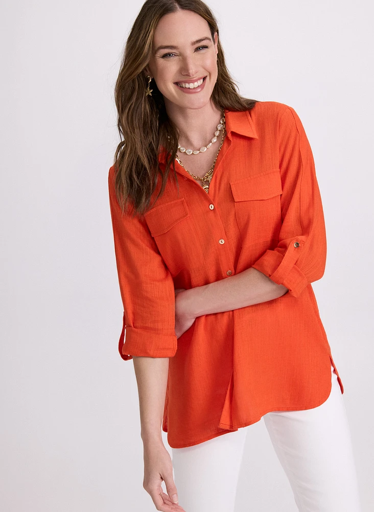 Button-Down Blouse