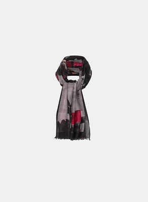 Foulard multicolore oblong