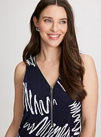 Abstract Pattern Maxi Dress