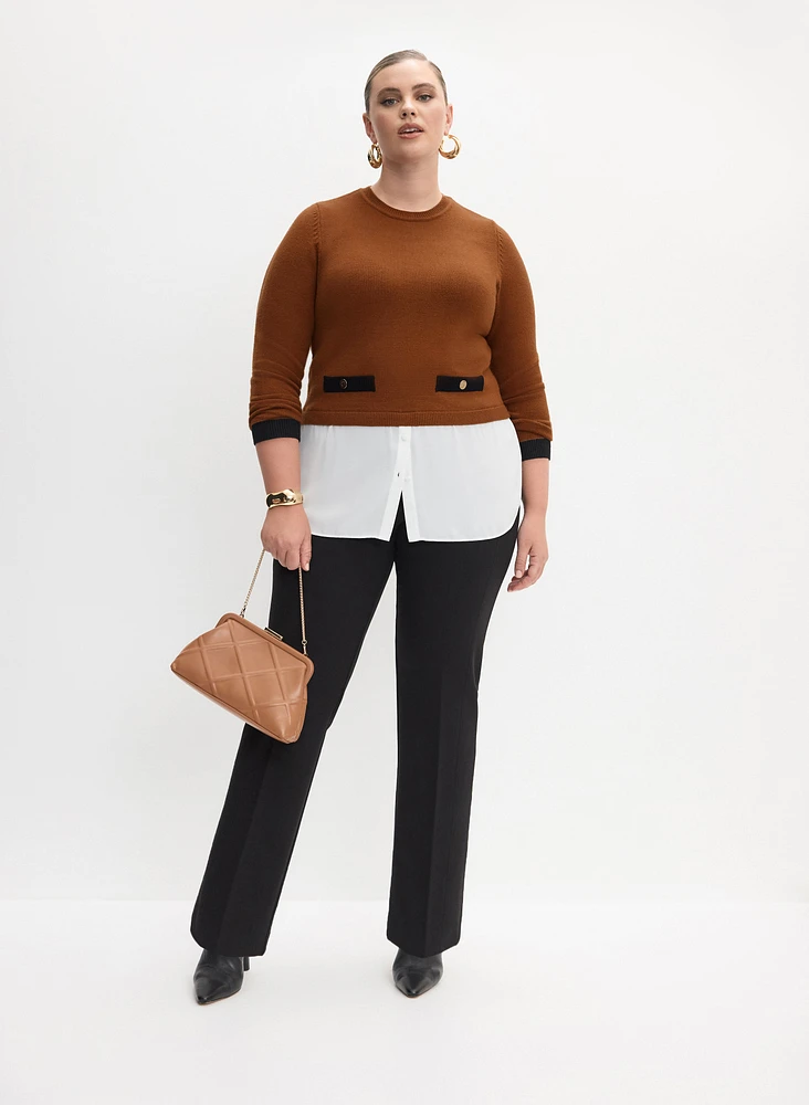 Melanie Lyne - Contrast Trim Sweater