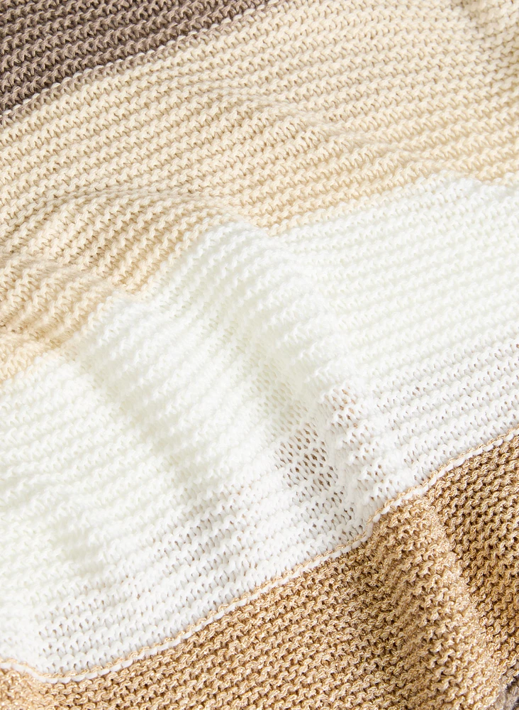 Striped Knit Pullover