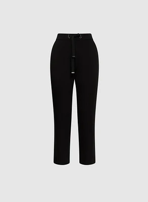 Drawstring Waist Pull-On Pants