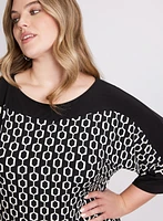 Chain Link Print Top