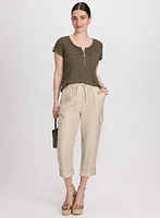 Capri cargo en lin extensible