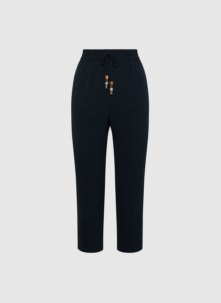 Straight-Leg Drawstring Capris