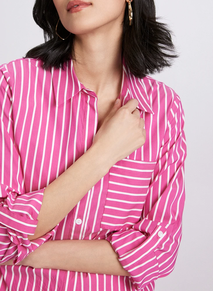 Stripe Print Blouse