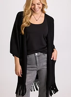 Fringe Hem Cardigan