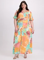 Robe à taches de couleur