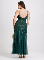 Embellished Evening Gown