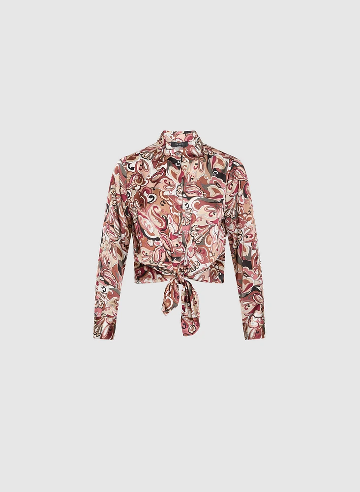 Paisley Print Blouse