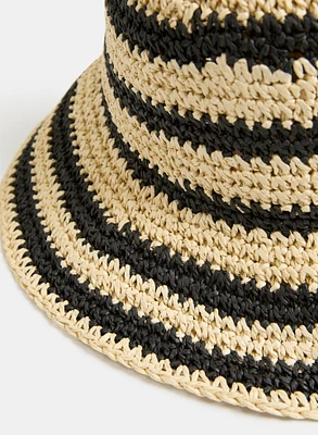 Striped Straw Hat