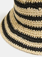 Striped Straw Hat