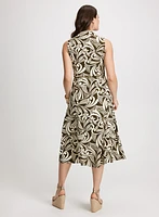 Robe de jour à motif géométrique
