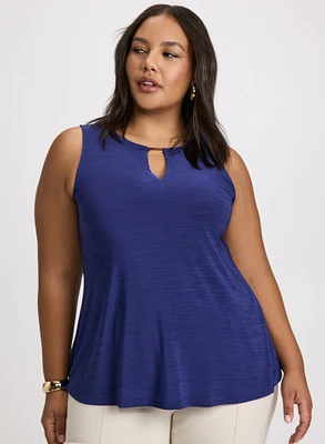 Keyhole Detail Sleeveless Top