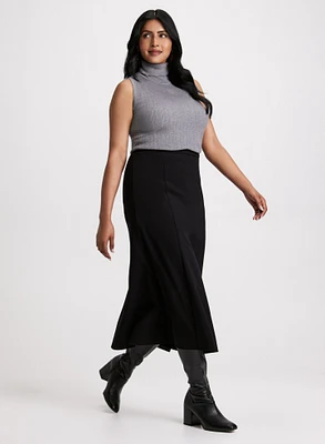 Panel Insert Midi Skirt