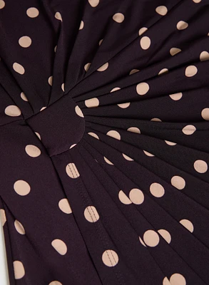 Polka Dot Print Dress