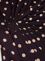 Polka Dot Print Dress