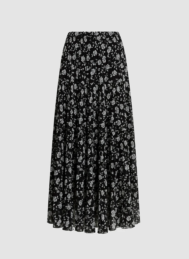 Jupe maxi florale